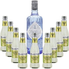 Pack Gintonic - Gin Citadelle Classique + 9 Fever Tree Sicilian Lemon Water - 70cl + 9 * 20cl 