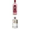 Larios Rosé Gin Premium Méditerranéen, 37,5% - 70cl & Roku Gin Craft Gin Japonais 43% - 70cl