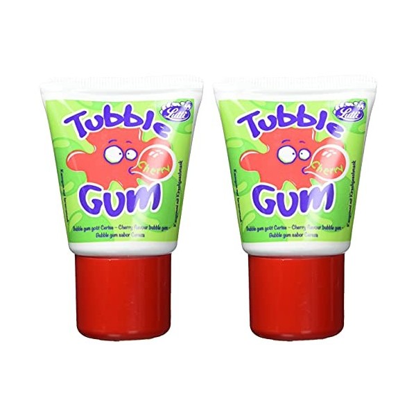 Lutti Tubble gum cherry lot de 2