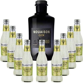 Pack Gintonic - Gin Nouaison + 9 Fever Tree Sicilian Lemon Water - 70cl + 9 * 20cl 