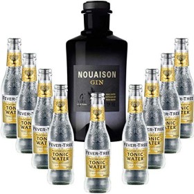 Pack Gintonic - Gin Nouaison + 9 Fever Tree Indian Premium Water - 70cl + 9 * 20cl 