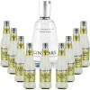 Gintonic - Gin Mare 42,7° + 9Fever Tree Sicilian Lemon Water - 70cl + 9 * 20cl 