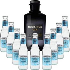 Pack Gintonic - Gin Nouaison + 9 Fever Tree Mediterranean Water - 70cl + 9 * 20cl 