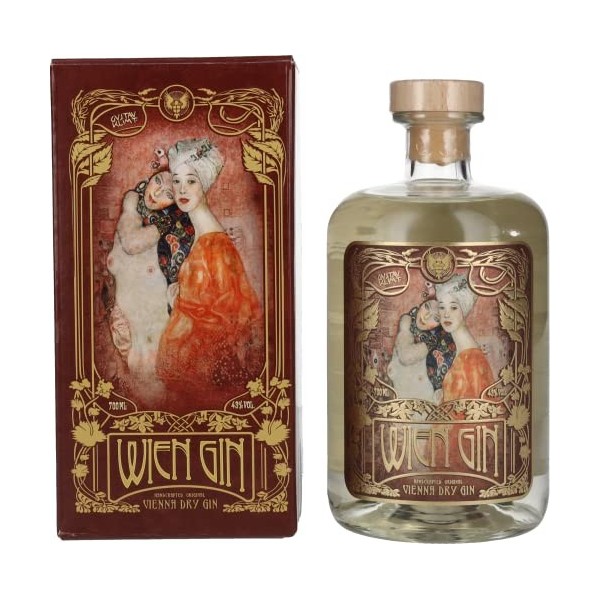 Wien Gin Gustav Klimt Edition Vienna Dry Gin 43% Vol. 0,7l in Giftbox