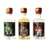 Coffret cœur de gamme distillerie Franc-Tireur - 1 gin, 1 pur malt, 1 rhum - 3 bouteilles de 20 cl - Produits-Normandie