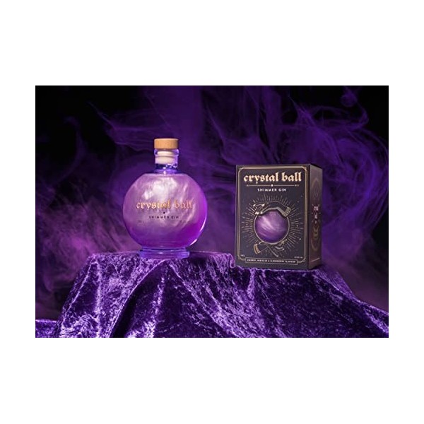 Crystal Ball Shimmer Gin 37,5% Vol. 0,7l in Giftbox with LED Lichtsticker