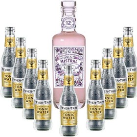 Gintonic - Mistral Gin 40° + 9Fever Tree Indian Premium Water - 70cl + 9 * 20cl 