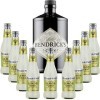 Gintonic - Gin Hendricks 41,3° + 9Fever Tree Sicilian Lemon Water - 70cl + 9 * 20cl 