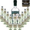 Pack Gintonic - Gin Sipsmith + 9 Fever Tree Ginger Beer Water - 70cl + 9 * 20cl + Pot de 20 tranches de Citron jaune déshyd