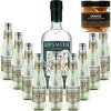 Pack Gintonic - Gin Sipsmith + 9 Fever Tree Ginger Beer Water - 70cl + 9 * 20cl + Pot de 20 tranches dOrange déshydratées