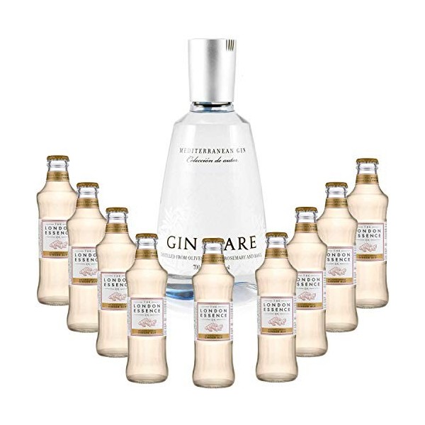 Gintonic - Gin Mare 42,7° + 9London Essence"Ginger Ale" - 70cl + 9 * 20cl 