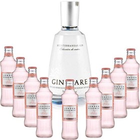 Gintonic - Gin Mare 42,7° + 9London Essence"White Peach & Jasmin" - 70cl + 9 * 20cl 