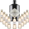 Gintonic - Gin Hendricks 41,3° + 9London Essence"Ginger Ale" - 70cl + 9 * 20cl 