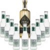 Pack Gintonic - Gin Citadelle Réserve + 9 Fever Tree Elderflower Water - 70cl + 9 * 20cl 