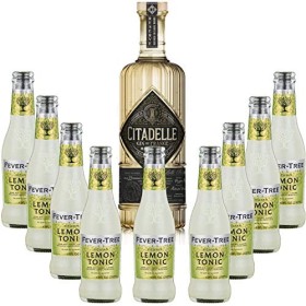 Pack Gintonic - Gin Citadelle Réserve + 9 Fever Tree Sicilian Lemon Water - 70cl + 9 * 20cl 