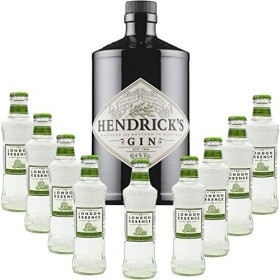 Gintonic - Gin Hendricks 41,3° + 9London Essence"Bitter Orange & Elderflower" - 70cl + 9 * 20cl 