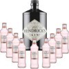 Gintonic - Gin Hendricks 41,3° + 9London Essence"White Peach & Jasmin" - 70cl + 9 * 20cl 