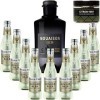 Pack Gintonic - Gin Nouaison + 9 Fever Tree Ginger Beer Water - 70cl + 9 * 20cl + Pot de 20 tranches de Citron jaune déshyd
