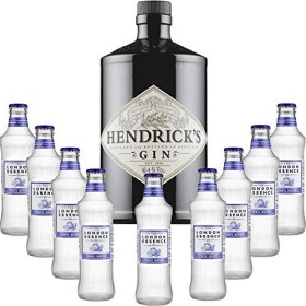 Gintonic - Gin Hendricks 41,3° + 9London Essence"Grapefruit & Rosemary" - 70cl + 9 * 20cl 