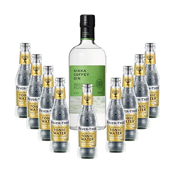 Pack Gintonic - Nikka Gin + 9 Fever Tree Indian Premium Water - 70cl + 9 * 20cl 