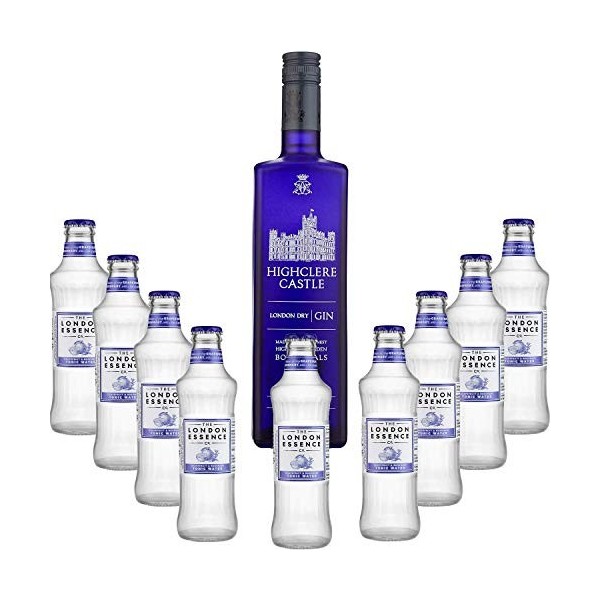 Gintonic - Gin Highclere Castle 43,5° + 9London Essence"Grapefruit & Rosemary" - 70cl + 9 * 20cl 