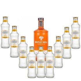 Pack gintonic -Whitley Neill – Blood Orange – 9 tonics London Essence Original Indian