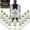Gintonic - Gin Hendricks 41,3° + 9London Essence"Bitter Orange & Elderflower" - 70cl + 9 * 20cl + Pot de 20 tranches de Cit