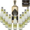 Pack Gintonic - Gin Citadelle Réserve + 9 Fever Tree Sicilian Lemon Water - 70cl + 9 * 20cl + Pot de 20 tranches de Citron 