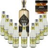 Pack Gintonic - Gin Citadelle Réserve + 9 Fever Tree Sicilian Lemon Water - 70cl + 9 * 20cl + Pot de 20 tranches dOrange d