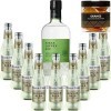 Pack Gintonic - Nikka Gin + 9 Fever Tree Ginger Beer Water - 70cl + 9 * 20cl + Pot de 20 tranches dOrange déshydratées
