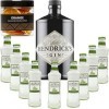 Gintonic - Gin Hendricks 41,3° + 9London Essence"Bitter Orange & Elderflower" - 70cl + 9 * 20cl + Pot de 20 tranches de Ora