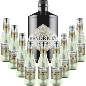 Gintonic - Gin Hendricks 41,3° + 9Fever Tree Ginger Beer Water - 70cl + 9 * 20cl 