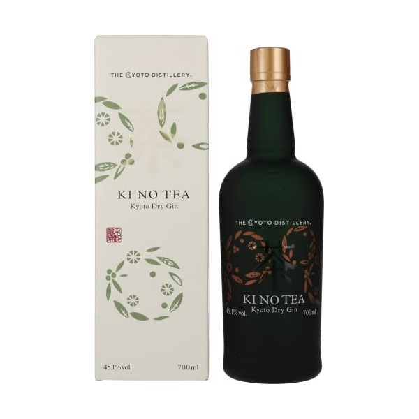 KI NO TEA Kyoto Dry Gin 45,1% Vol. 0,7l in Giftbox & Monkey 47 Schwarzwald Dry Gin 50cl