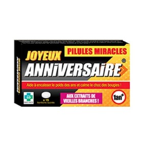 Boite de Médicament Bonbon Humoristique – Pilules Miracles Joyeux Anniversaire