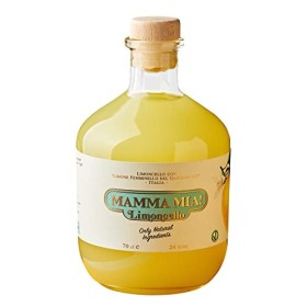 MAMMA MIA - Limoncello - Liqueur - 24% Alcool - Origine : Italie - Bouteille 70 Cl