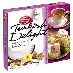 Malatya Pazarı Murat Palancı Assortiment de Délices Turcs Pacha Turkish Delight 454 Grammes