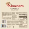 EL Almendro Tarte originale sans gluten Torta Imperial avec un garnissage nougat blanc, 200 g