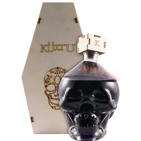 Kultu Ginja Cherry Liquor 18% Vol. 0,7l in Holzkiste