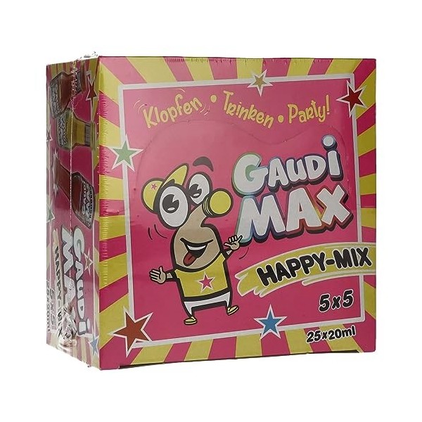 Gaudi-Max HAPPY-MIX 16,2% Vol. 25x0,02l
