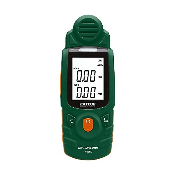 EXTECH VFM200 COV/Appareil de mesure du taux de formaldéhyde, Vert