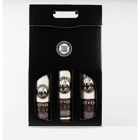 Beylerbeyi - Coffret Raki Göbek 100cl + 70cl + 35cl | Eau de Vie Turque Aromatisée à lAnis - 100% Raisins Frais - Sans Sucre