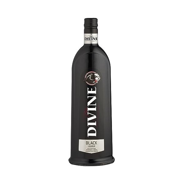 Pure Divine - Liqueur Black à base de Vodka des Vosges du Nord - 16,6% vol. 1 x 0,70 l 