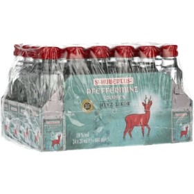 St. Hubertus PFEFFERMINZ Tropfen Minz-Likör 18% Vol. 24x0,02l