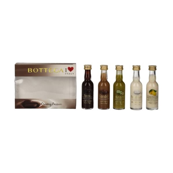 Bottega Creamy Passion Mignonettes Set 15,8% Vol. 5x0,03l in Giftbox