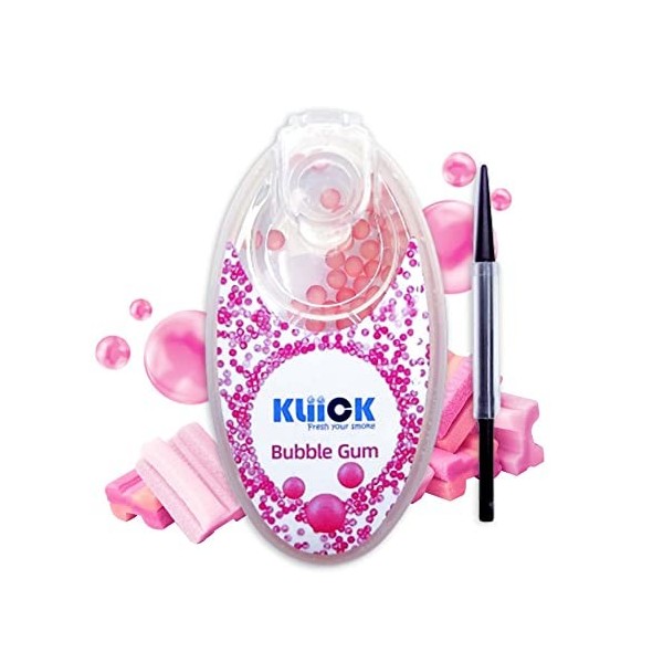 Kliick - Boite de 100 Billes Aromatisées Bubble Gum
