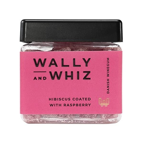 Wally and Whiz - Gommes de vin gourmet danois - Réglisse à largousier - Bonbons gommes aux fruits - Excellent cadeau - Sans 