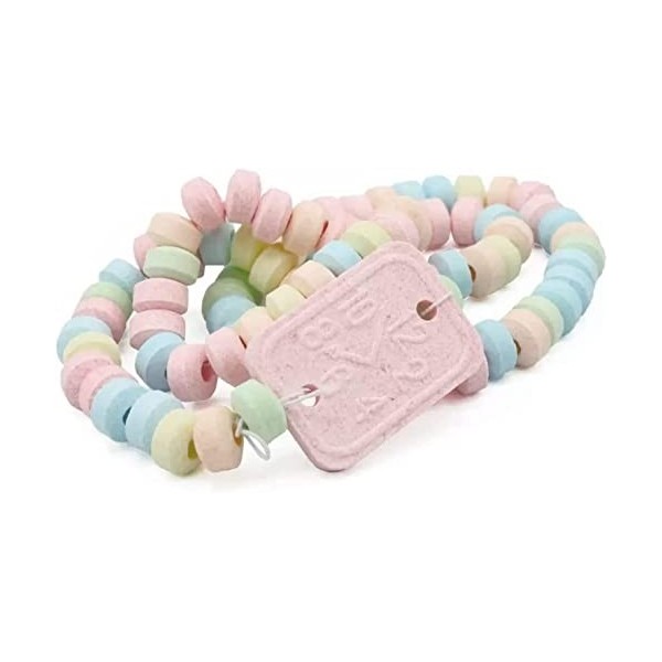 Crazy Candy Factory Mélange de colliers et montres rigides emballés individuellement 12 bonbons fournis 