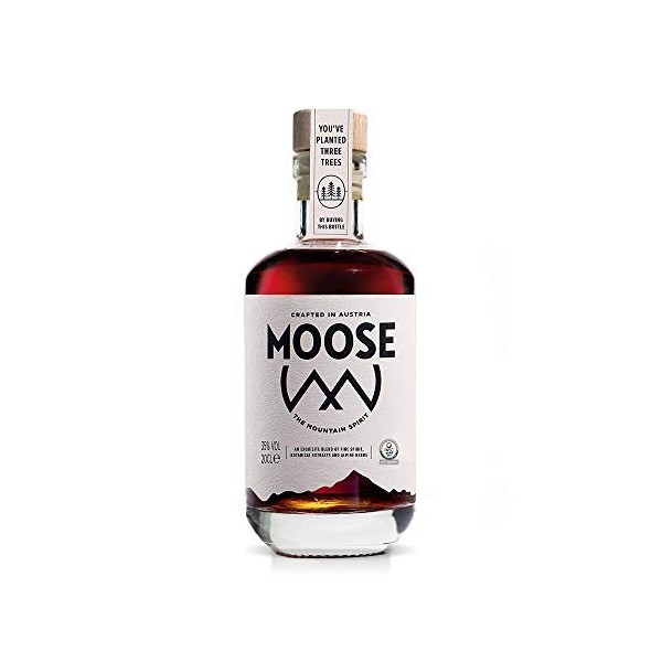 MOOSE The Alpine Spirit | 1 x 20cl | Liqueur | Un équilibre parfait pour tout vos cocktails | Vegan | Vainqueur de la médaill