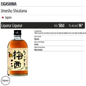 Eigashima - Umeshu Shiratama - Origine Japon - 50cl