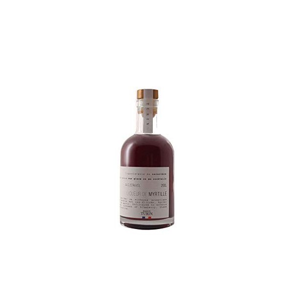 Liqueur De Myrtille 20 Cl - Fabriqué En France - Maison Turin